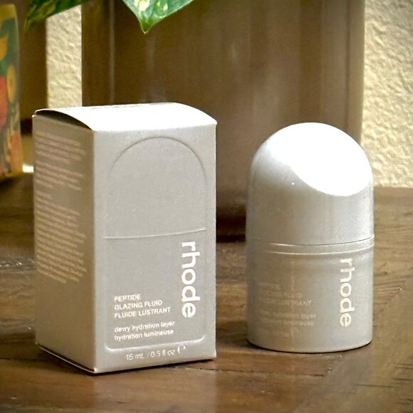 rhode Peptide Glazing Fluid Dewy Gel Serum vegan cruelty-free - new in box - Picture 1 of 3